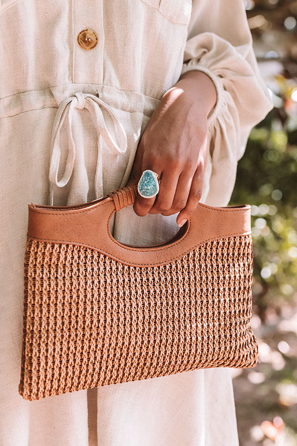 One Wish Away Druzy Ring In Ocean Wave