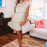 South West Scenery Shift Dress In Lime Punch Image - 1