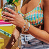 Beachy Brilliance Bracelet Set in Multi Image - 1