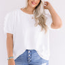 Talkin' About Tulum Shift Top In White Curves Image - 1