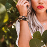 Sweet Friendship Bracelet Set In Black Image - 1