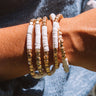 Sweet Friendship Bracelet Set In White Image - 1
