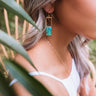 Minor Details Earrings In Turquoise Image - 1