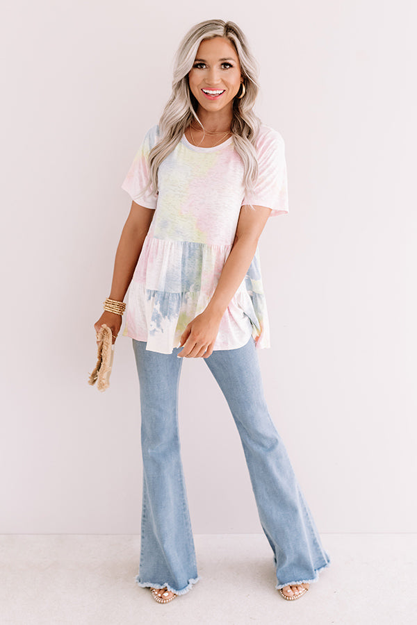 Great Convo Tie Dye Babydoll Top Image - 1