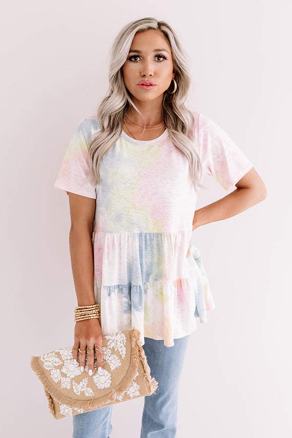 Great Convo Tie Dye Babydoll Top Image - 2