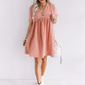 Truly Tempting Babydoll Dress In Rustic Rose Image - 1