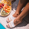 The Raya Raffia Woven Flat Image - 1