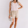Surely Sweet Stripe Tank Image - 1