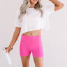 Hikes And Happiness Crop Top In White Image - 1