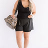 Above And Beyond Shorts In Black Curves Image - 1
