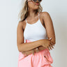 Outgoing And Gorgeous Seamless Crop Top In White Image - 1