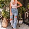 The Shasta High Waist Distressed Jeans Image - 1
