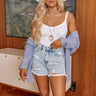 Authentic Love Seamless Bodysuit In White Image - 1
