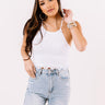Front Row Tickets Crop Top In White Image - 1