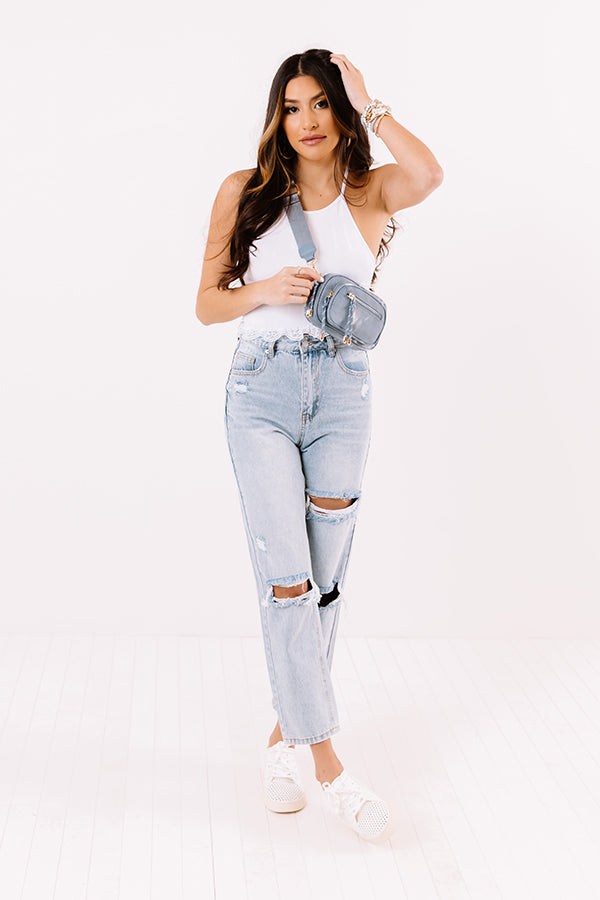 Front Row Tickets Crop Top In White Image - 2