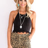 Front Row Tickets Crop Top In Black Image - 1