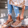 The Faye Wedge In Tan Image - 1