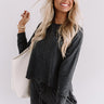 Set To Snuggle Sweatshirt In Charcoal Image - 1