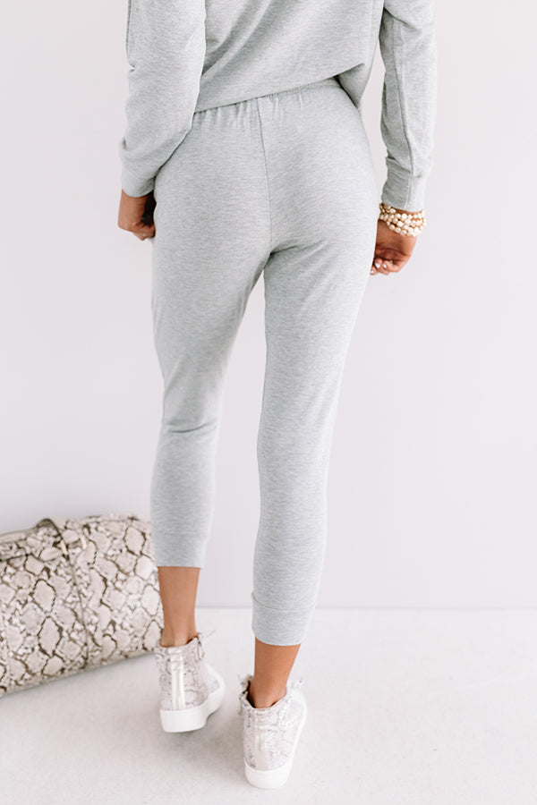 Set To Snuggle Joggers In Grey Image - 4