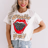 Feelin' Good Crop Top In Stone Image - 1