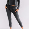 Set To Snuggle Joggers In Charcoal Image - 1