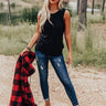 Coast To Coast Boyfriend Tank In Black Image - 1