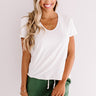 Siesta Keys Secrets Shift Tee In Ivory Image - 1