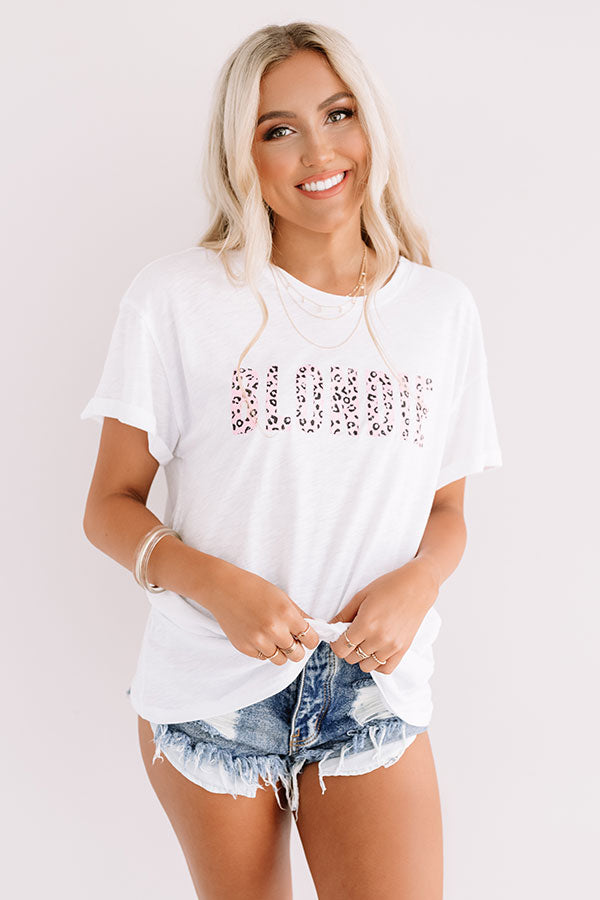 Leopard Blondie Tee Image - 2