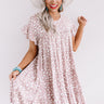 Hooked On Love Leopard Shift Dress In Dusty Purple Image - 1