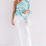 Pretty Prediction Top In Turquoise Image - 1