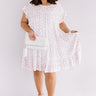Hooked On Love Leopard Shift Dress In White Curves Image - 1