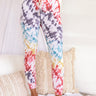 Weekend Wonder Tie Dye Joggers In Red Image - 1
