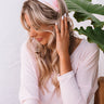 Tying The Knot Tie Dye Headband In Pink Image - 1
