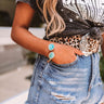 Stylish By Design Semi Precious Cuff Bracelet Image - 1