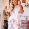Rise Above Tie Dye Tank In Pink Image - 1