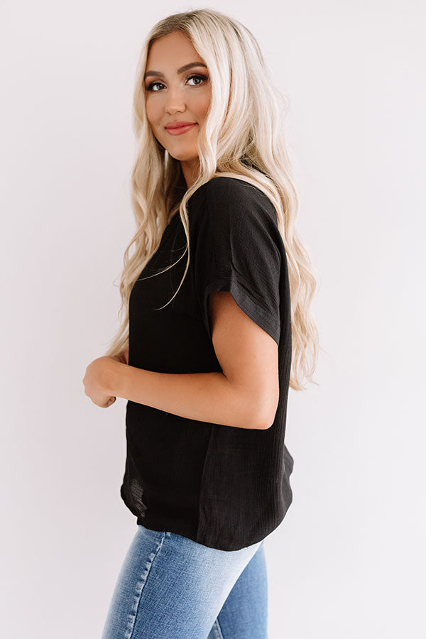 You've Got The Beat Shift Top In Black Image - 4