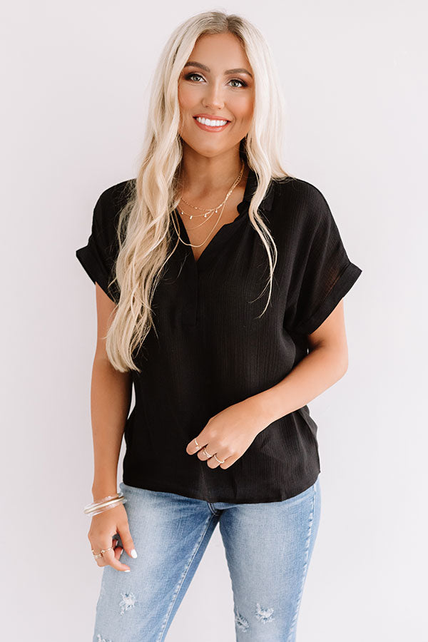 You've Got The Beat Shift Top In Black Image - 3