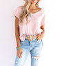 Into The Music Shift Top In Pink Image - 1