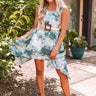 Rhythm And Sway Tie Dye Tunic Dress In Forest Image - 1