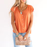 Hamptons Ready Shift Top In Orange Image - 1