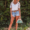 Sights On The Sea Lace Top In White Image - 1