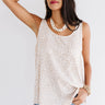 Dare To Daydream Leopard Shift Tank In Iced Latte Image - 1