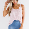 Dare To Daydream Leopard Shift Tank In Blush Image - 1