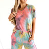 Tender Heart Tie Dye Shift Tee In Golden Honey Image - 1