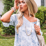Sweet Loyalty Shift Top In Blue Image - 1