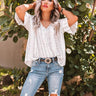 Sweet Loyalty Shift Top In White Image - 1