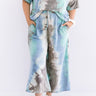 Tender Heart Tie Dye Pants In Mint   Curves Image - 1