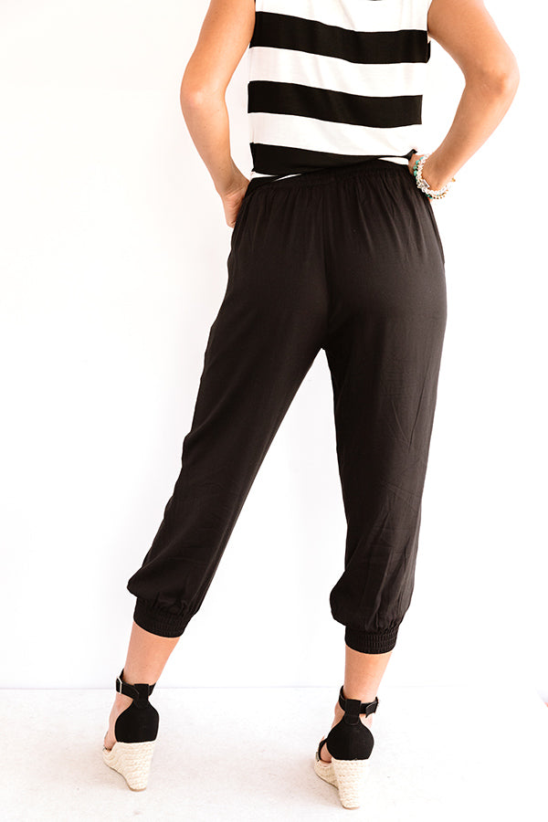 Side Hustle High Waist Pants In Black Image - 4