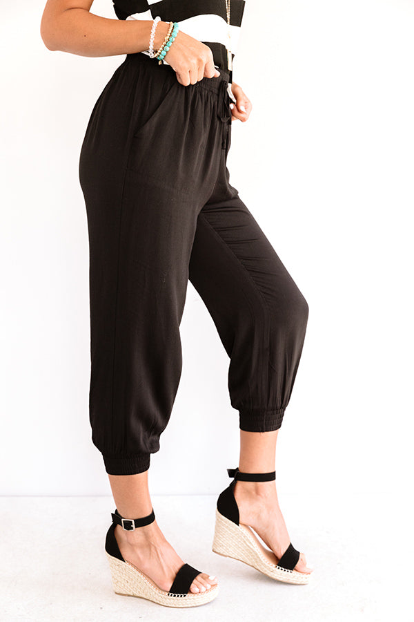 Side Hustle High Waist Pants In Black Image - 3