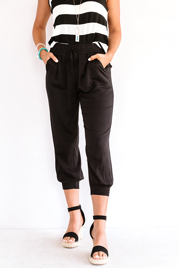 Side Hustle High Waist Pants In Black Image - 1